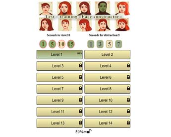 Image of the Face Constructor game interface