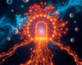 Cosmic mechanism door and neural network