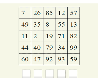 Test table of figures