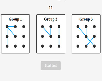 Short-Term Memory Test: Connect the Dots
