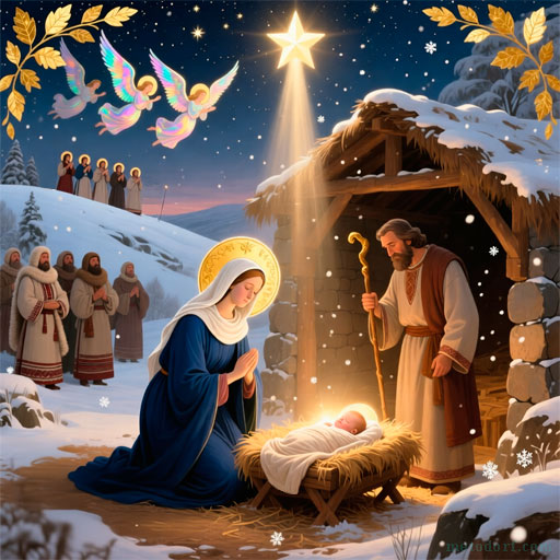 Spot the Differences game: Christmas story