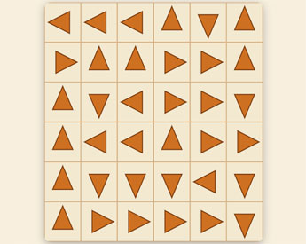 Picture of the Arrows game board